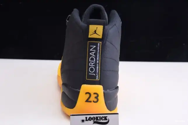 Reps TB Black 12 Gold Retro University Jordan Air 130690-070 0620